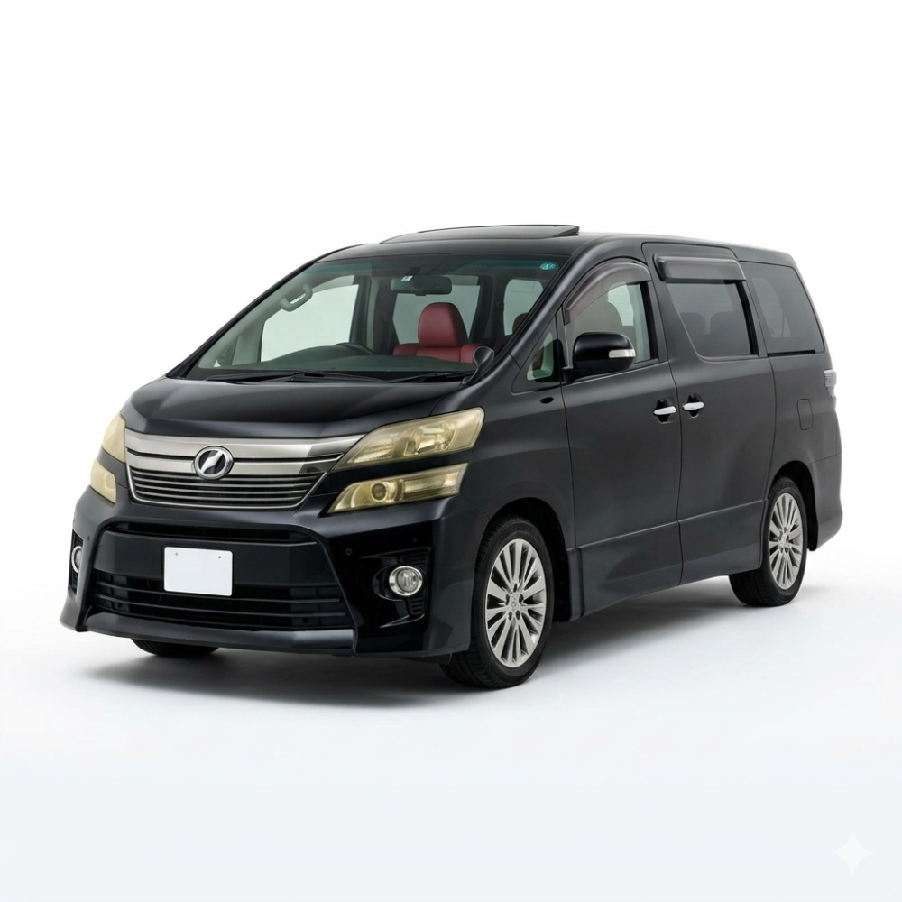 2010 Toyota Vellfire front three-quarter view