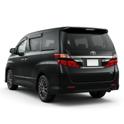 2010 Toyota Vellfire rear three-quarter view