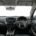 Interior dashboard of the 2020 Mitsubishi Triton 2.4L Turbo Diesel Automatic