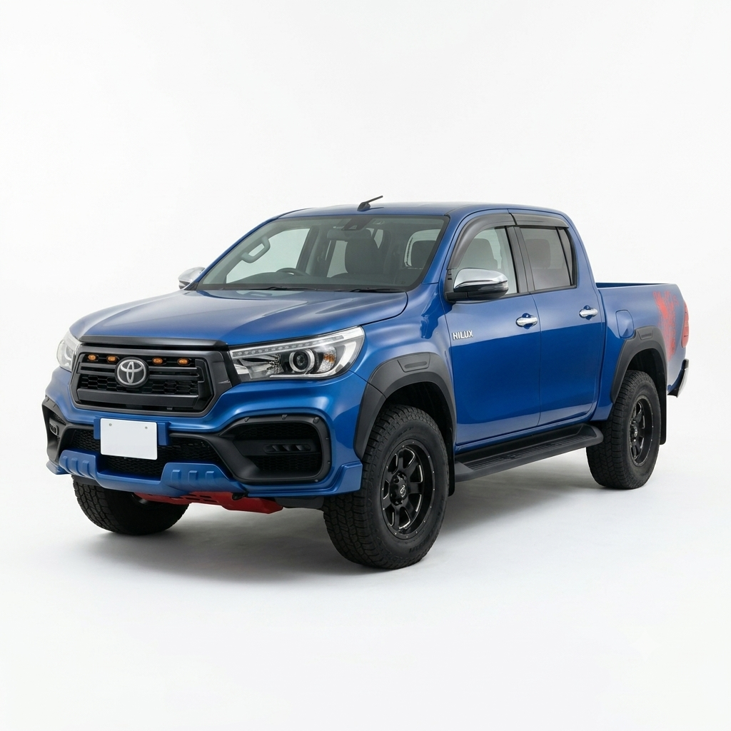 2018 Toyota Hilux 2.4L Turbo Diesel Double Cab Manual TRD Style Front View 2018-toyota-hilux-trd-style-front.webp