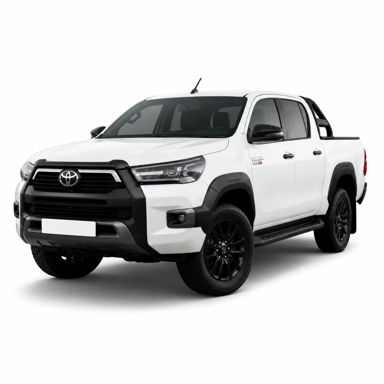 2021 Toyota Hilux 2.8 GD-6 Extra Cab 4x4 Front View 2021 Toyota Hilux 2.8 GD-6 Extra Cab 4x4 Automatic in White front view