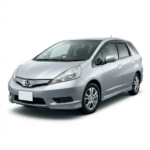 2010 Honda Fit G front view in Silver - Japanese import hatchback