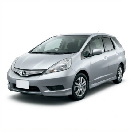 2010 Honda Fit G front view in Silver - Japanese import hatchback