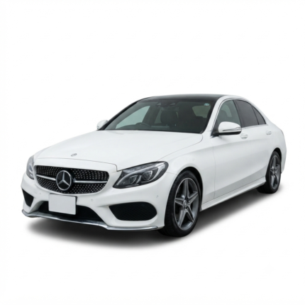 2014 Mercedes-Benz C-Class C200 front view in White luxury sedan