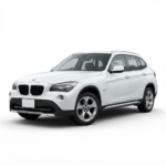 2010 BMW X1 sDrive18i front view in White luxury SUV