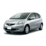 2007 Honda Fit RS front view in Gray - Japanese import hatchback